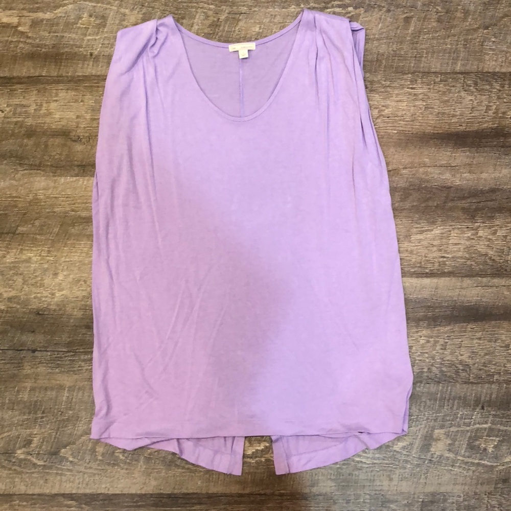 Lilac flowy tank top